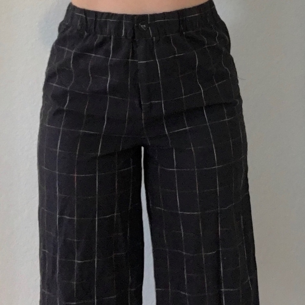 straight leg stripe pants!